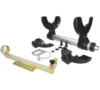 BRILLIANT TOOLS Universal Spring Compressor with Catch Rope and Vice Holder, Black