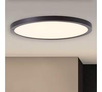 Brilliant Tuco LED ceiling lamp, black, Ø 25 cm