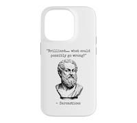 Brilliant What Could Possibly Go Wrong Sarcasm Philosophy Case for iPhone 14 Pro
