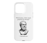 Brilliant What Could Possibly Go Wrong Sarcasm Philosophy Case for iPhone 15 Pro Max