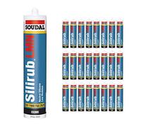 Brilliant White Soudal Silicone Sealant Slirub LMN All Purpose External Low Modulus Neutral Cureal Low Modulus Neutral Cure