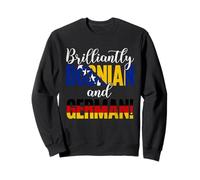 Brilliantly Bosnian And German Mixed Nationalities Sweatshirt