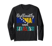 Brilliantly Bosnian and Stateless Mixed Nationalities Long Sleeve T-Shirt