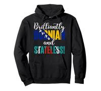 Brilliantly Bosnian And Stateless Mixed Nationalities Pullover Hoodie