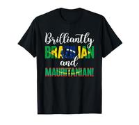 Brilliantly Brazilian and Mauritanian Mixed Nationalities T-Shirt