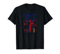 Brilliantly British at 7 UK Birthday Gift T-Shirt, Men, Black, 6XL