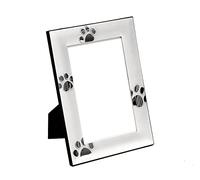 Brillibrum B-Ware Dog Picture Frame Photo Frame Paw Prints Pet Frame Cats Tapes Keepsake Photo Frame Paw Prints Format 10 x 15 cm Frame with Paws Gravestone Memorial Altar