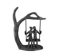 Brillibrum Design Expressive Cast Iron Sculpture Small Couple Figure Gift for Wedding Love Couple Sculpture (Figure 14)