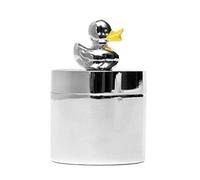 Brillibrum Design Milk Tooth Box Silver-Plated Tarnish Resistant Tooth Box with Small Duckling Tooth Box for Milk Teeth