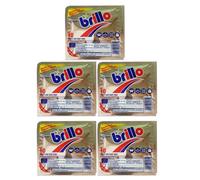 Brillo 5 x 10pcs Cleaning Pads With Welari Thank You Card Multi Use Kitchen Sink Cleaner Mr Muscle Scourer (50pads)