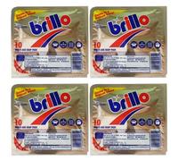 Brillo Cleaning Pads 10Pcs X 4