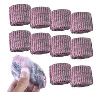 Brillo Pads With Soap Steel, 10 Dish Scrubbers, Reusable Scouring Pads, Household Cleaning Sponges, Cutting Scourers Sponges, For Removing Tough Dirt, Grease