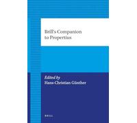 Brill's Companion to Propertius (Classical Studies)