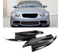 Brilluxa 1 Pair Front Bumper Spoiler Lip Deflector Splitter for E90 E92 E93 M3 2007-2012, Front Bumper Corner Splitters Exterior Diffuser Protector (Glossy Black)