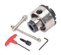 Brilluxa 3.75in Lathe Chuck Alloy Steel 1IN X 8TPI Thread M33 X 3.5TPI Mini 4 Jaw Wood Lathe Chuck, Self Centering Woodturning Chuck Jaws