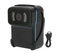 Brilluxa Action Camera, Action Cam Video Camcorder, Full HD Anti-Shake Recording Device with Night Vision, 25fps Portable Security Inspection Camera for Learning and Monitoring