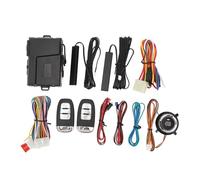 Brilluxa Keyless Entry System, Car Alarm Kit, Remote Start Module, Compatible With 12V Fuel Cars, Push Start Security System