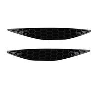 Brilluxa Rear Bumper Reflectors, 2pcs Honeycomb Delete Set Compatible with MK7 2013-2016, Gloss Black