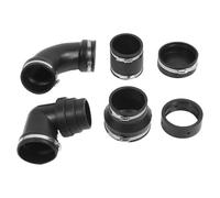 Brilluxa Sewer Hose, RV Waste Plumbing Connection System Rubber Fitting, Portable Sewer Pipe Connector Replacement
