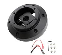 Brilluxa Steering Wheel Hub Adapter, Quick Release Hub Kit, Wheel Boss Adapter, Compatible with Mitsubishi Lancer Evolution 7 8 9, 6 Bolt Steering Conversion