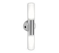 BRILONER 2148-028 Wall Light, Mirror Light, Bathroom Lamp, 2X E14 Max. 9 W, Plastic in Chrome Finish