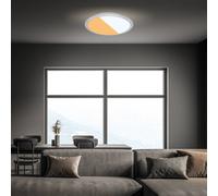 Briloner 3767014 LED ceiling CCT switch IP44 matt chrome