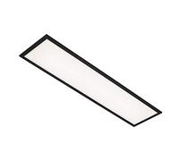 BRILONER - 7067-015 LED Panel, LED Ceiling Light, 22 Watt, 2,300 Lumens, 4,000 Kelvin, White/Black, 1,000 x 250 x 60 mm (L x W x H), 7067-015