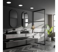 Briloner 7602 LED recessed spotlight 3-set IP65 4000K white