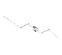 BRILONER Aluminium Chrome 24W LED Ceiling Light in Silver Briloner Silver