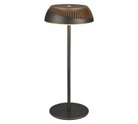 Briloner Alusta Black Bronze Table Lamp Led Rechargeable Light Dimmable Touch Cordless Ip44 German Design Award Winner