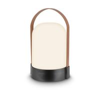 BRILONER - Rechargeable Table Lamp, 3-Level Dimmer, Memory Function, IP44, USB-C Charging Cable, Night Light, Battery Lamp, LED Light, 14.5 x 13.5 x 24 cm, Anthracite Coffee