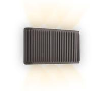 BRILONER - Rechargeable Wall Light, Dimmable, Touch Control, Warm White Light, Up and Down Lighting, 6 Lenses, Battery Wall Lights, Battery Operated Lamp, Bedside Lamps, 17.5 x 9 x 4.5 cm, Anthracite