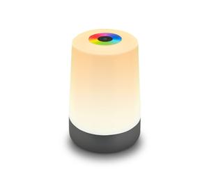 BRILONER Anthracite RGBW Cordless Battery Powered LED Table Lamp in Black Briloner Black