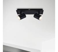 Briloner Banyo Splash ceiling spotlight GU10 IP44 2-bulb