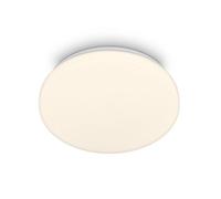 BRILONER - LED Bathroom Ceiling Light Warm White Colour, dust and Splash Protected, 12W, 1300lm, Bathroom, Kitchen, IP54, Wet Room, 27x6.5 cm, White