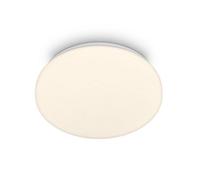 BRILONER - LED Bathroom Ceiling Light Warm White Colour, dust and Splash Protected, 12W, 1300lm, Bathroom, Kitchen, IP54, Wet Room, 27x6.5 cm, White