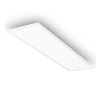 BRILONER Bathroom Ceiling Light LED Panel 22W IP44 4000K 2300lm Neutral 100cm in White Briloner White