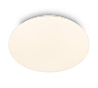 Briloner Bathroom Led Ceiling Light Round Ip54 Lamp Warm White 27Cm, 24W, 2600Lm