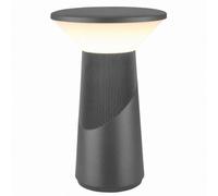 BRILONER - Pilia Rechargeable LED Table Lamp, Stepless Touch Dimmer, IP44, USB-C Charging, Night Light, Bedside Lamps, Battery Lamp, German Design Award Winner 2026, 15 x 24 cm, Anthracite