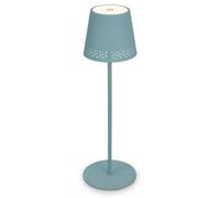 Briloner Battery Powered Blue Dimmable Rechargeable Table Lamp