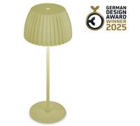 BRILONER Touch Dimmable Rechargeable Wireless Indoor Outdoor LED Table Lamp in Green Briloner Green