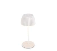 Briloner Battery Powered White Dimmable Rechargeable Table Lamp