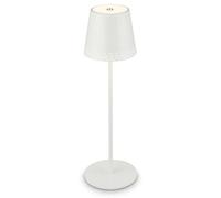 Briloner Battery Powered White Dimmable Rechargeable Table Lamp