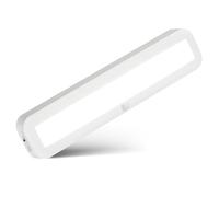 BRILONER - Battery Under Cabinet Light with Motion Sensor, Rechargeable, Neutral-White, Adhesive Mounting, Kitchen Under Cabinet Lighting, LED Lights for Cupboard, 30.5 x 6.5 x 2 cm, White
