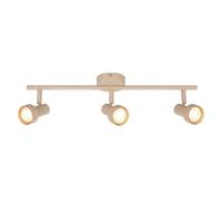 BRILONER - Ceiling Light, Adjustable, GU10 Socket, max. 9W, Spotlight, Ceiling Lights Living Room, Lights for Bedroom, Hallway, Kitchen, Spot Lamp, Lounge, 47.5 cm, Beige