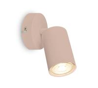 BRILONER - Wall Light, Adjustable, GU10 Socket, max. 9W, Wall Lamp, Bedside Lamps, Reading Light, Lounge, Bedroom Lamp, Kitchen, Spotlight, Hall, Living Room, 8x8,5 cm, Beige