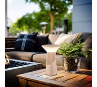 BRILONER Beige Table Lamp LED Rechargeable Light Dimmable IP44 Design Award Briloner Beige