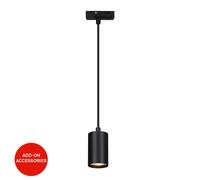 BRILONER Black 1xGU10 Requires Bulb LED Pendant Light Track System Briloner Black