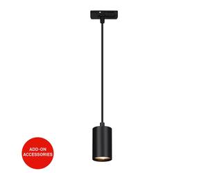 BRILONER Black 1xGU10 Requires Bulb LED Pendant Light Track System Briloner Black