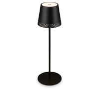 BRILONER Black 2.6W Rechargeable LED Table Lamp Briloner Black